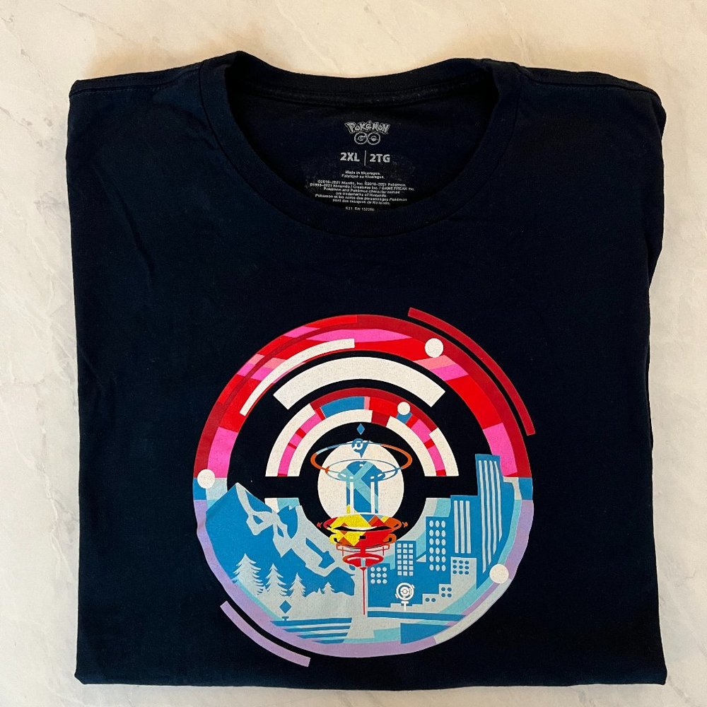 Unisex Pokemon GO Fest 2021 T-shirt XXL